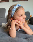 Infant Baby Girl Sterling Silver Cross Baptism Pearl Bracelet White Pearl Pink Crystals