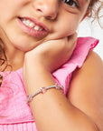 Little Girl Toddler Pink Butterfly Bracelet