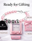 Sterling Silver Personalized Birthstone Name Charm Bracelet