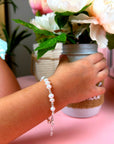Freshwater Cultured Pearl Bracelet for Baby girls Jewelry. Birthday Gifts,