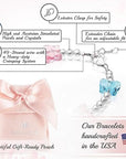 Little Girl Toddler Pink Butterfly Bracelet