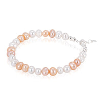 NewBorn Baby Girl Elegant Bracelet with Lavender Pearls