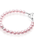 Stylish Beaded Bracelet for Girls- Baby/Children’s/Teens - Sterling Silver - Baby Crystals