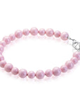 Pastel Rose Pearl Baby Bracelet, Sterling Silver Keepsake
