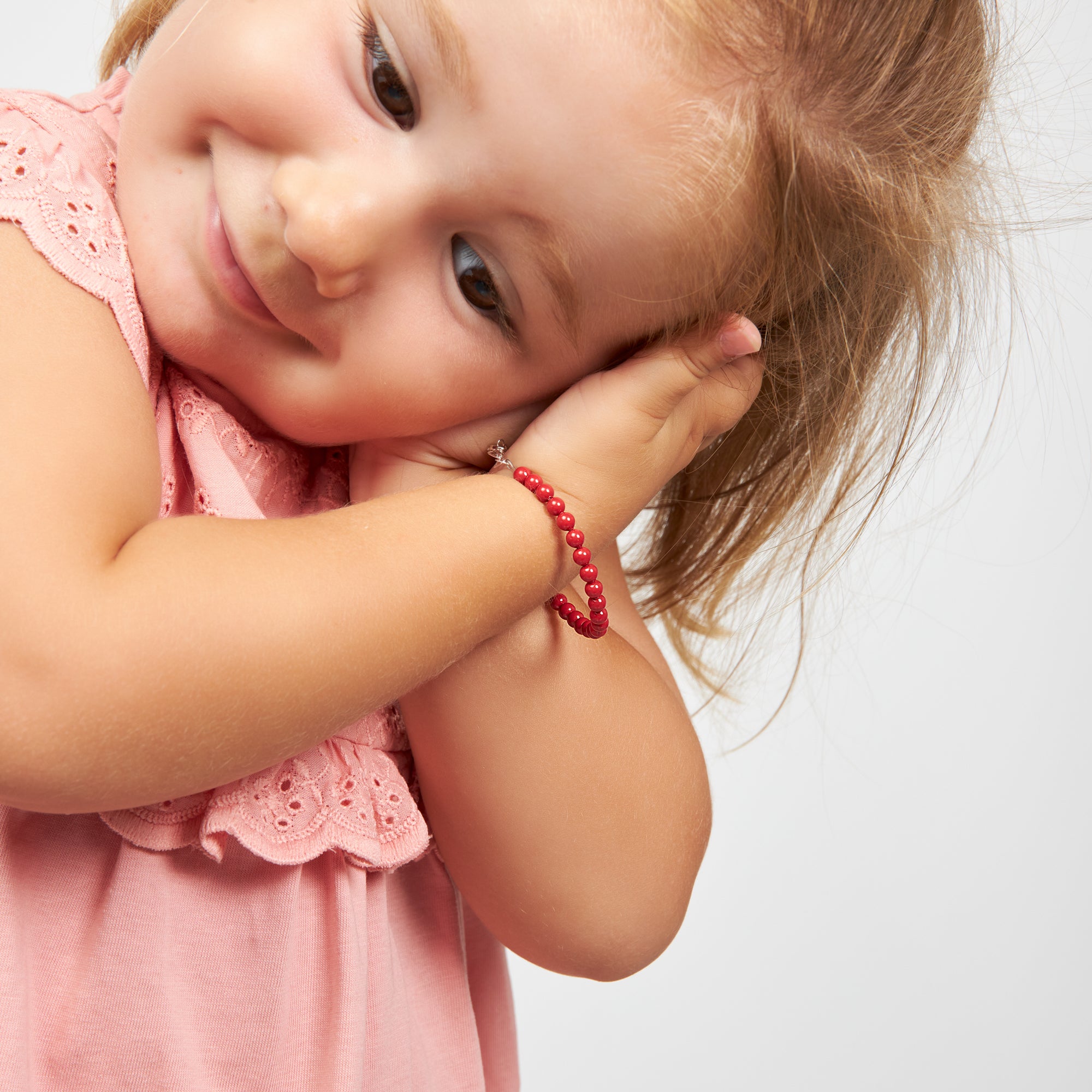 NewBorn Baby Girl Red Bracelet for protection