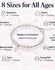 White Pearl Christening Charm Bracelet, Sterling Silver Cross