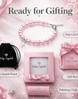 Pink Pearl Communion Bracelet, Girls Sterling Silver Cross Charm