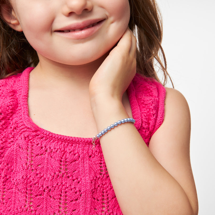 Teen Girl Elegant Bracelets with Lavender Pearls