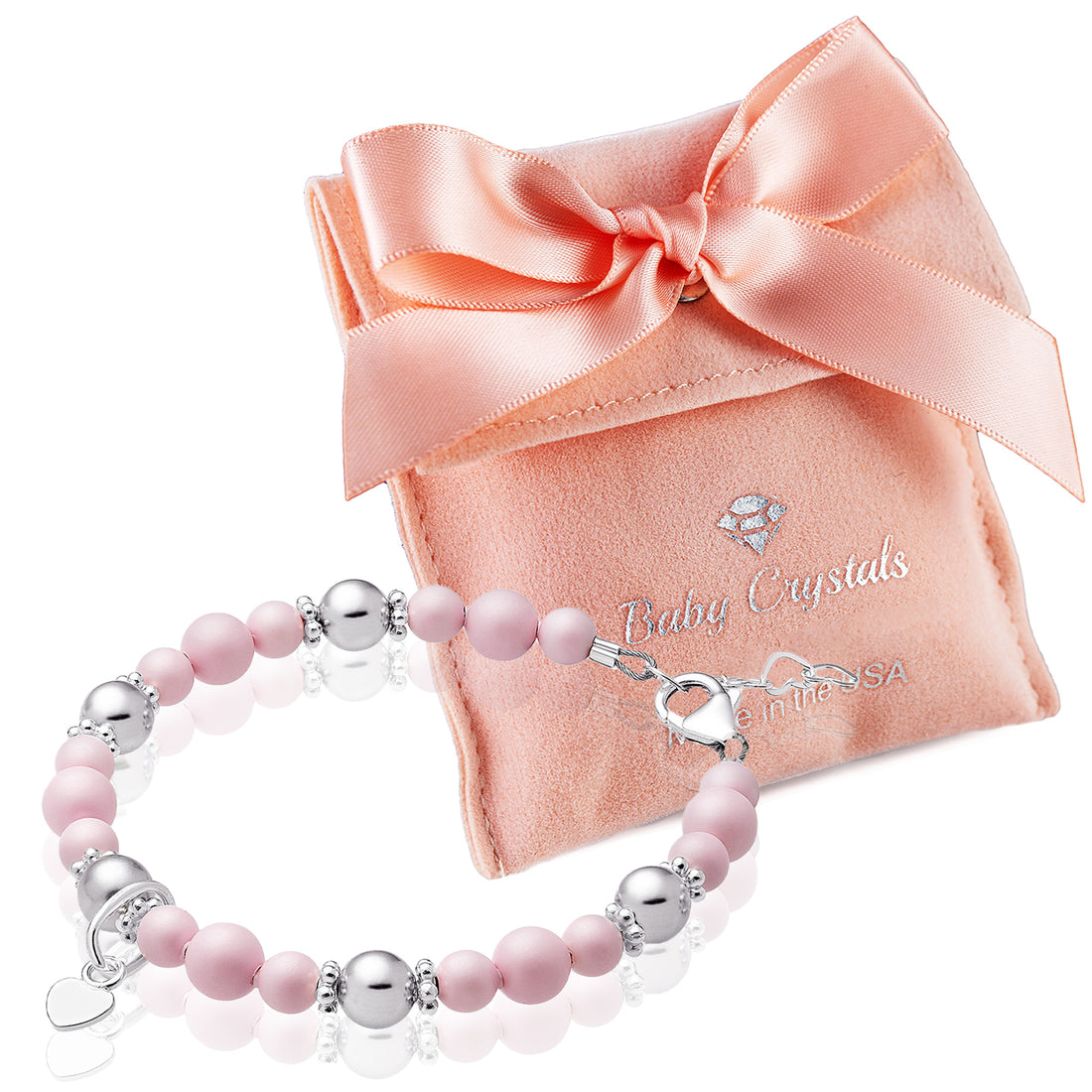 Little girl hotsell silver charm bracelet