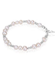 Toddler Pearl Bracelet Silver Beads Girl Jewelry Gift