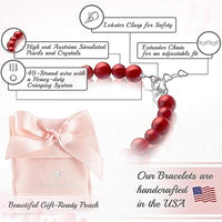 Infant Baby Girl Red Bracelet for protection