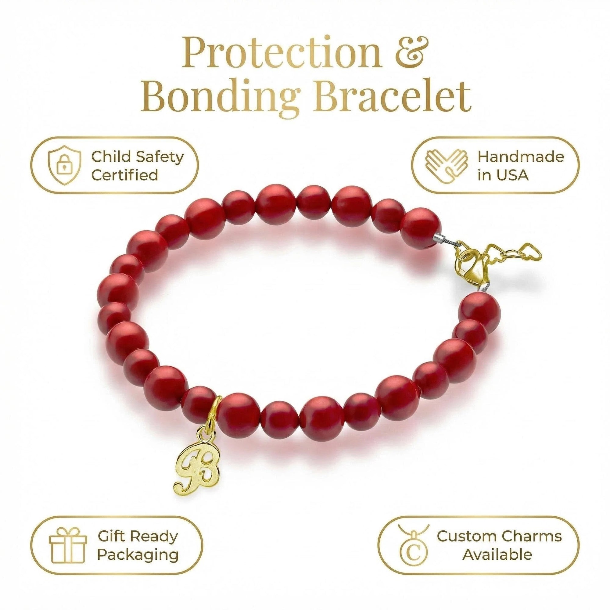 Infant Baby Girl Red Bracelet for protection