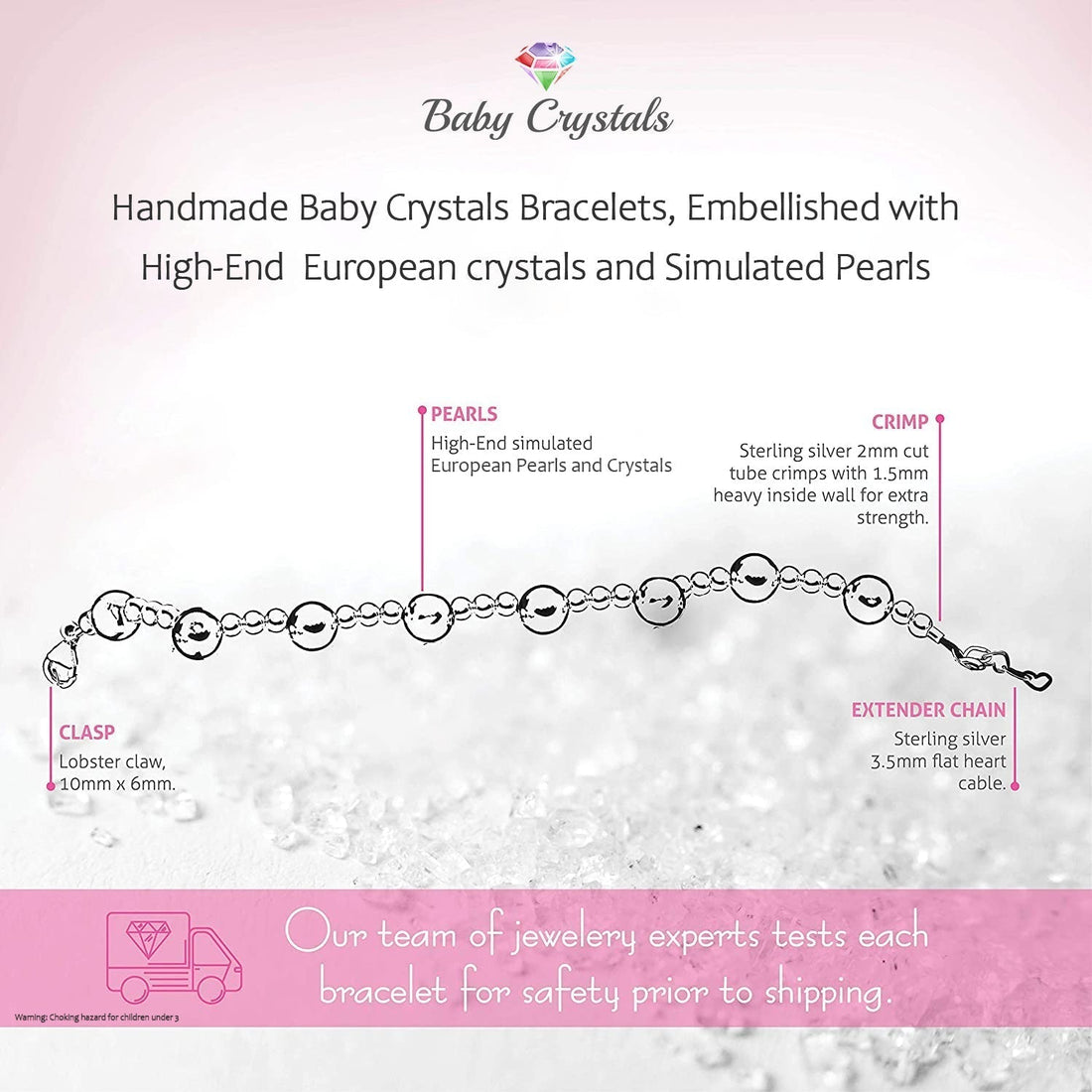 Multicolor Pastel Pearl Bracelet for Girls , High end Simulated Pastel Beads